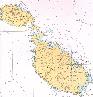 Small map of Malta